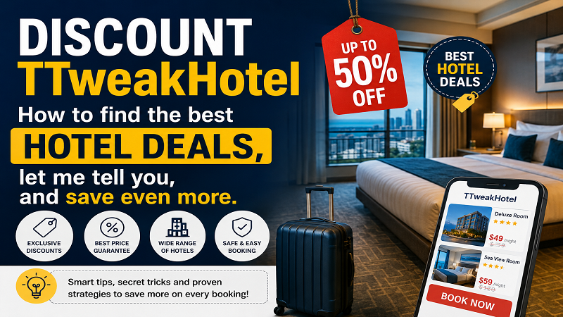 Discount TTweakHotel How to find the best hotel deals, let me tell you, and save even more.